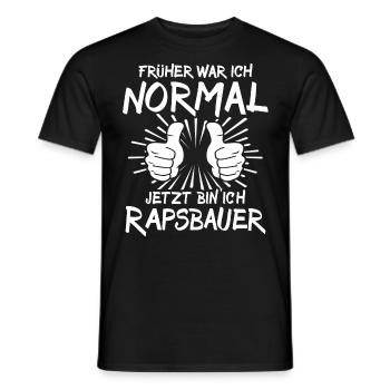 Producteur de colza - T-shirt homme - noir - Devant - AI Model Male 178 light (178cm)