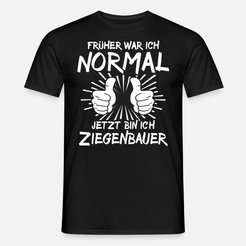 Ziegenbauer - Männer T-Shirt - Schwarz