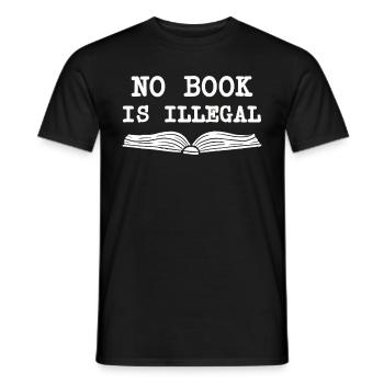 Buch Bücher Bibliothek Literatur Lesen Read Books - Männer T-Shirt - Schwarz - Vorne - AI Model Male 178 light (178cm)