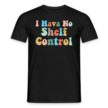 Buch Bücher Bibliothek Literatur Lesen Read Books - Männer T-Shirt - Schwarz - Vorne - AI Model Male 178 light (178cm)