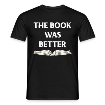 Livre Livres Bibliothèque Lecture Littérature Lire Livres - T-shirt homme - noir - Devant - AI Model Male 178 light (178cm)
