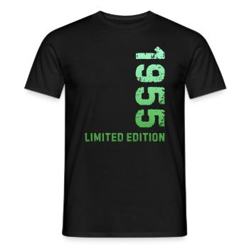 70e anniversaire 1955 Édition limitée - T-shirt homme - noir - Devant - AI Model Male 178 light (178cm)