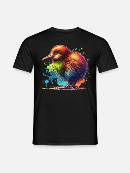 Kiwi Bird - Men's T-Shirt - black