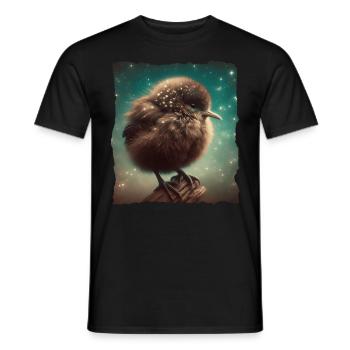 Kiwi Bird Kiwi Vogel - Männer T-Shirt - Schwarz - Vorne - AI Model Male 178 light (178cm)