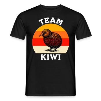 Dictons drôles de kiwis néo-zélandais - T-shirt homme - noir - Devant - AI Model Male 178 light (178cm)