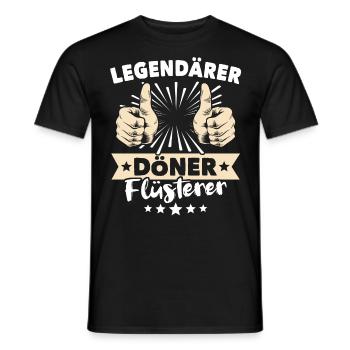 Kebab sayings - Men's T-Shirt - black - Front - AI Model Male 178 light (178cm)