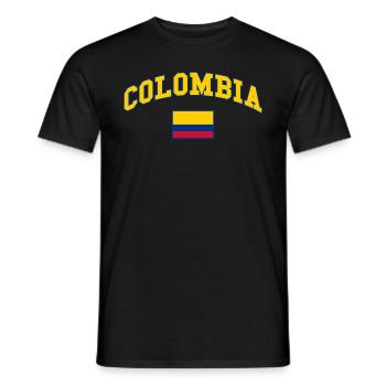 Colombie Colombie Medellín Vacances Bogota Cali - T-shirt homme - noir - Devant - AI Model Male 178 light (178cm)