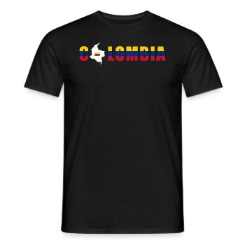 Colombie Colombie Medellín Vacances Bogota Cali - T-shirt homme - noir - Devant - AI Model Male 178 light (178cm)
