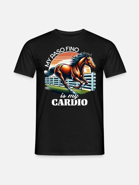 Cheval Paso Fino - T-shirt homme - noir
