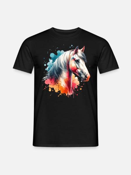 Paso Fino Motif Horse - Men's T-Shirt - black