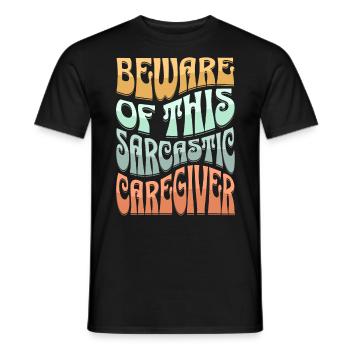 Sarcastique Superviseur Sarcasme - T-shirt homme - noir - Devant - AI Model Male 178 light (178cm)