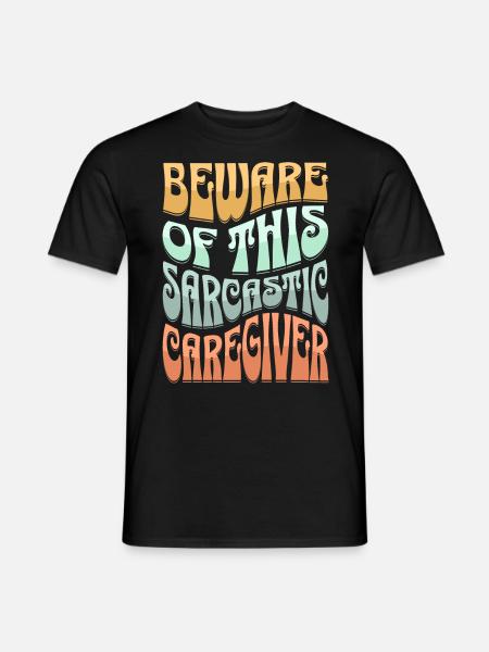 Sarcastic Supervisor Sarcasm - Men's T-Shirt - black