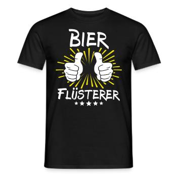 Bier Spruch - Männer T-Shirt - Schwarz - Vorne - AI Model Male 178 light (178cm)
