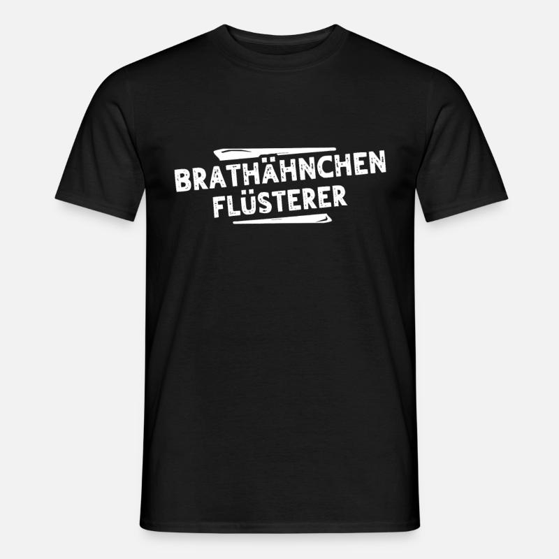 Brathähnchen - Männer T-Shirt - Schwarz