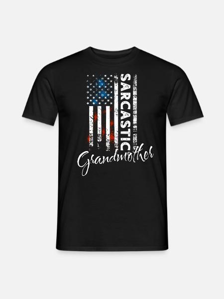 Sarkastische Grossmutter - Männer T-Shirt - Schwarz