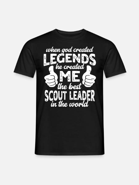 Best Scout Guide Legend - Men's T-Shirt - black