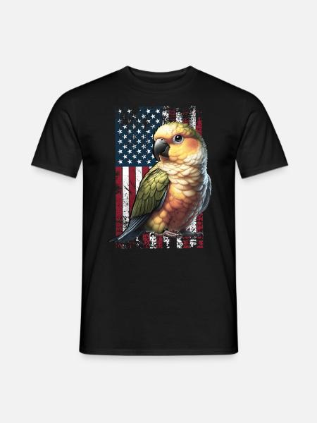 Jenday Conure US Yellow-headed Parakeet - Men's T-Shirt - black