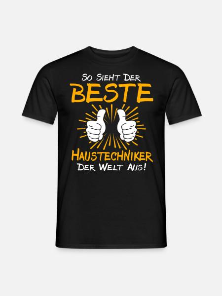 Haustechniker Geschenkidee - Männer T-Shirt - Schwarz