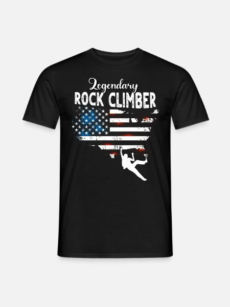 Climbers US - Men's T-Shirt - black