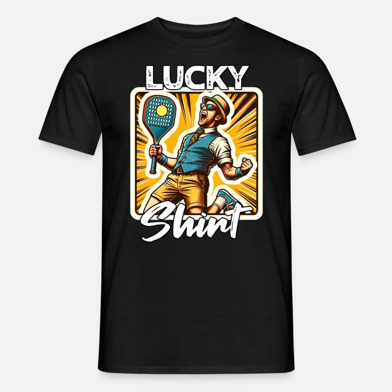 Paddleball Spieler - Männer T-Shirt - Schwarz