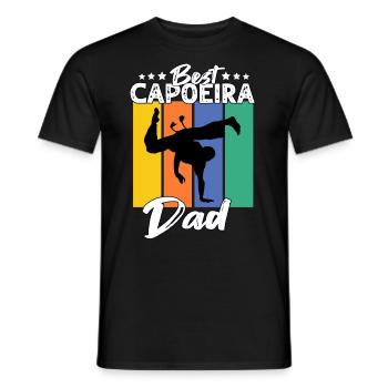 Capoeira Papa - Männer T-Shirt - Schwarz - Vorne - AI Model Male 178 light (178cm)
