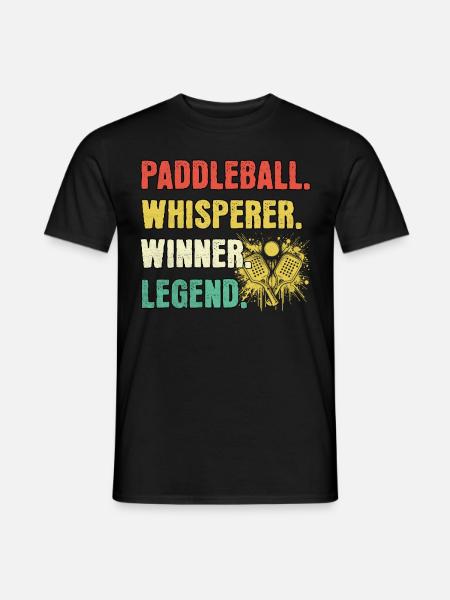 Paddleball Whisperer Paddleball Legend - Men's T-Shirt - black