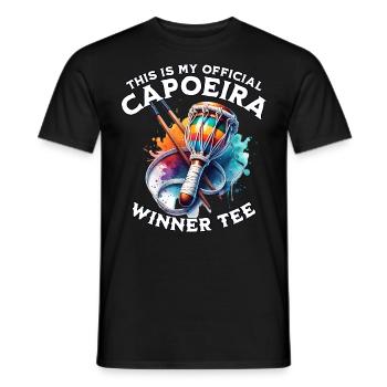Joueur de capoeira - T-shirt homme - noir - Devant - AI Model Male 178 light (178cm)