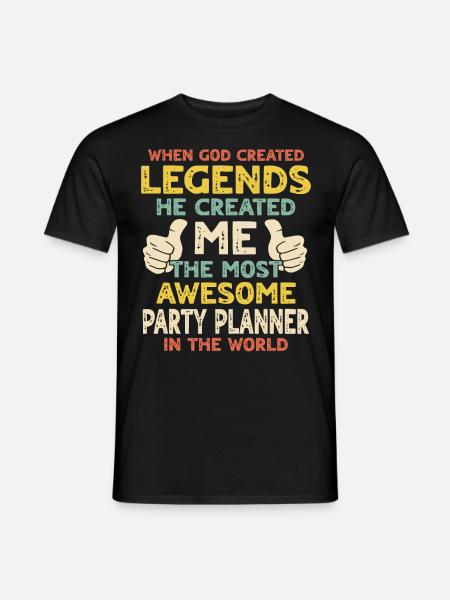 Party planner - Men's T-Shirt - black