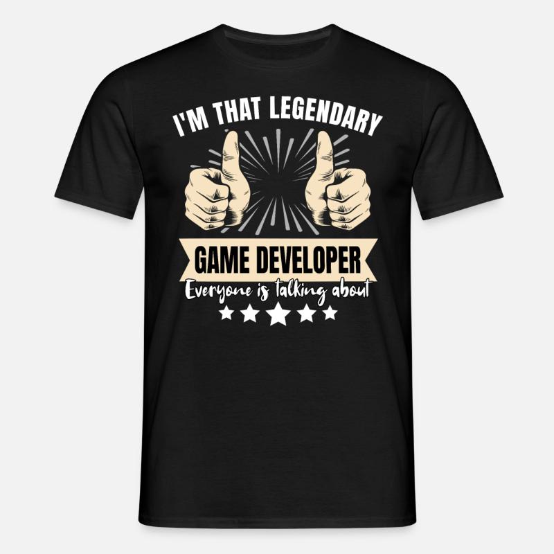 Legendary Game Developer - Men's T-Shirt - black