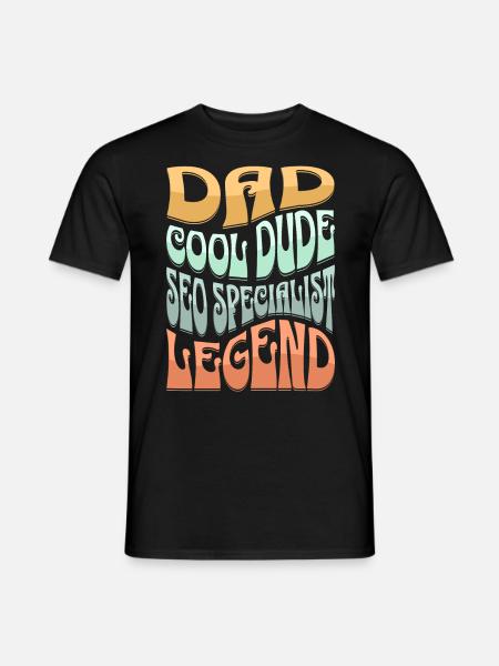 Dad SEO Manager - Men's T-Shirt - black