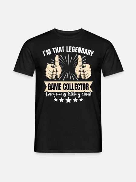 Legendary Game Collector - Men's T-Shirt - black