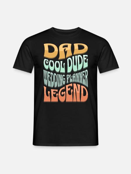 Papa Wedding Planner - T-shirt homme - noir