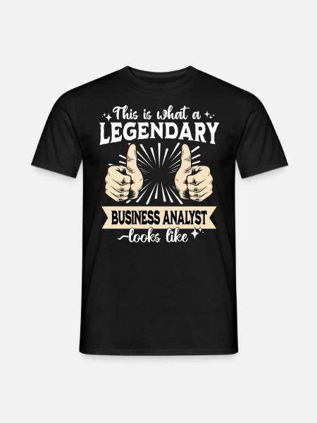 Analyste d’affaires légendaire - T-shirt homme - noir