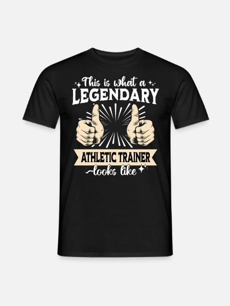 Legendärer Athletiktrainer - Männer T-Shirt - Schwarz