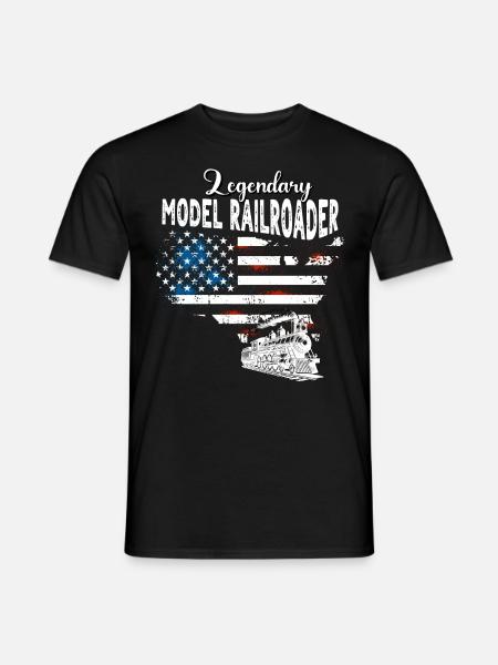 Model Railroader US - Men's T-Shirt - black