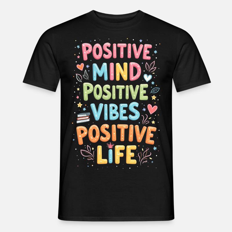 positivitet - T-skjorte herre - svart