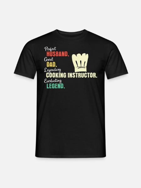 Cooking Teacher Dad - Men's T-Shirt - black