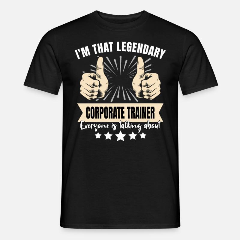 Legendärer Mitarbeitercoach - Männer T-Shirt - Schwarz