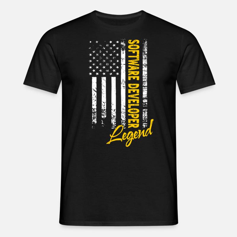Software Developer Legend - Men's T-Shirt - black