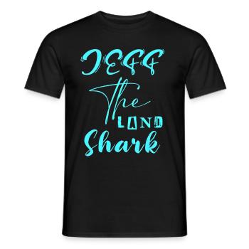 Jeff The Land Shark - Men's T-Shirt - black - Front - AI Model Male 178 light (178cm)