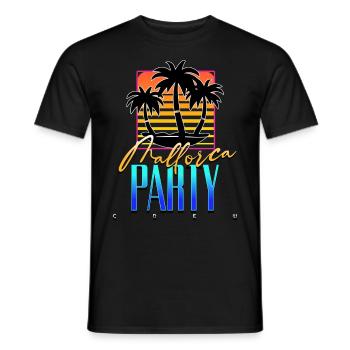 Mallorca Party Crew - T-shirt homme - noir - Devant - AI Model Male 178 light (178cm)