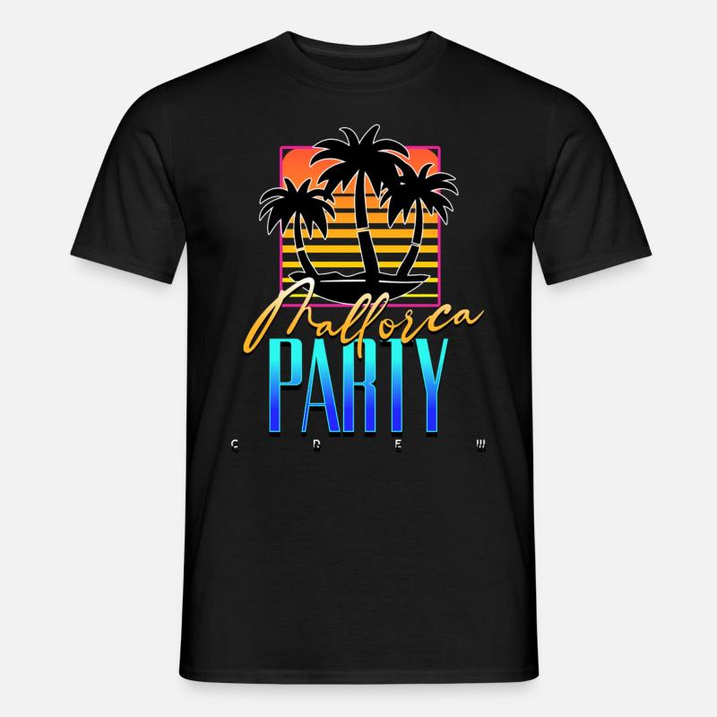 Mallorca Party Crew - Männer T-Shirt - Schwarz