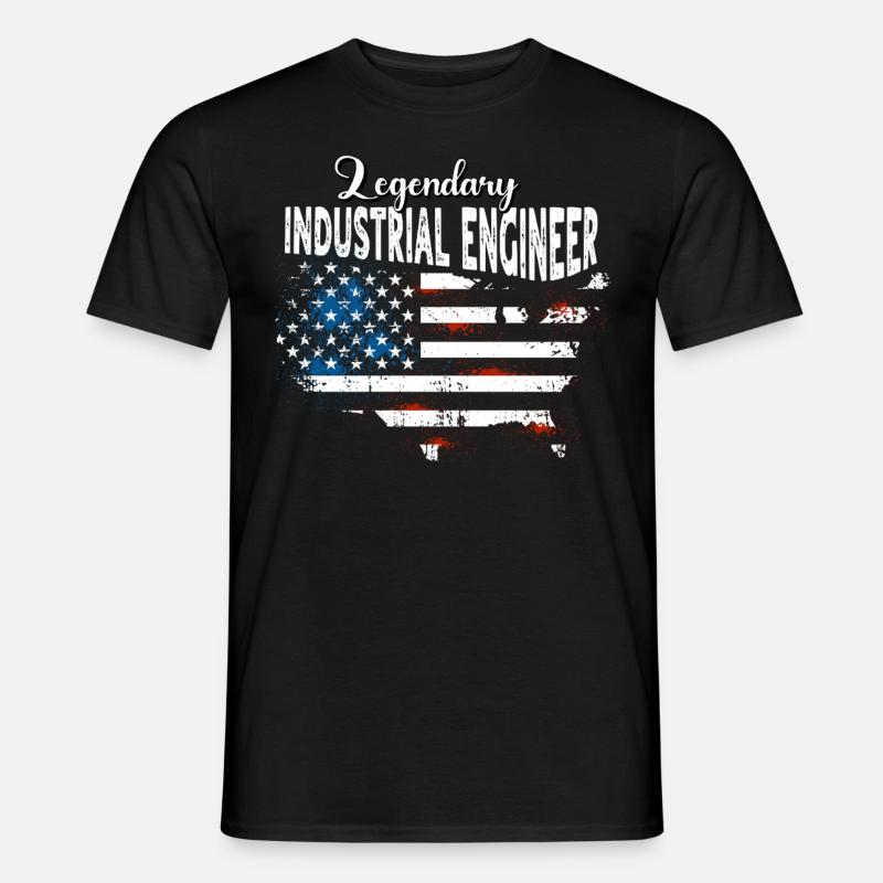 iIndustrial Engineer US - Men's T-Shirt - black