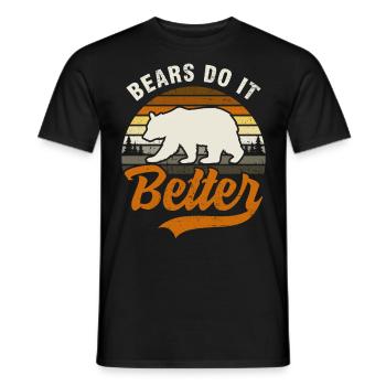Ours Make It Better Pride Drapeau des hommes gays - T-shirt homme - noir - Devant - AI Model Male 178 light (178cm)