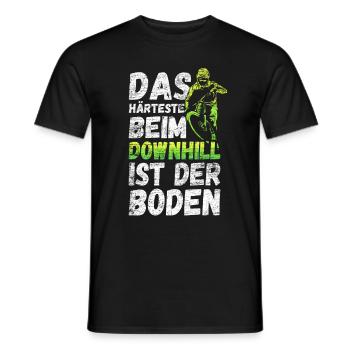 Downhill - Männer T-Shirt - Schwarz - Vorne - AI Model Male 178 light (178cm)