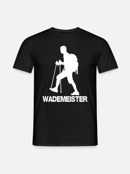 Wandern bis die Waden kochen - Männer T-Shirt - Schwarz