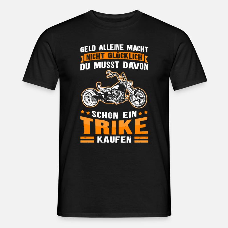 Trike Motorrad Trikes Dreirad Triker Geschenk - Männer T-Shirt - Schwarz