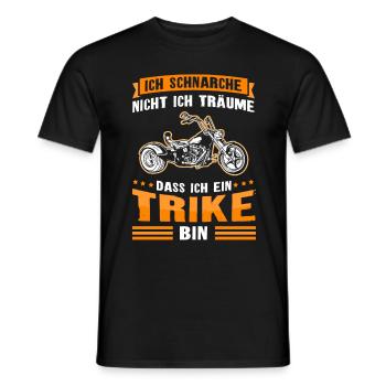 Triker Trike Motorrad Trikes Dreirad Geschenk - Männer T-Shirt - Schwarz - Vorne - AI Model Male 178 light (178cm)