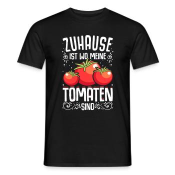 Tomaten Gärtner Hobbygärtner Geschenk Gartenarbeit - Männer T-Shirt - Schwarz - Vorne - AI Model Male 178 light (178cm)