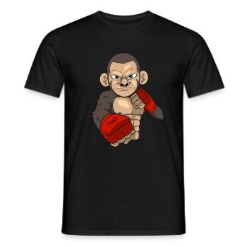 Martial Arts, MMA, Muay Thai, Taekwondo - Men's T-Shirt - black - Front - AI Model Male 178 light (178cm)
